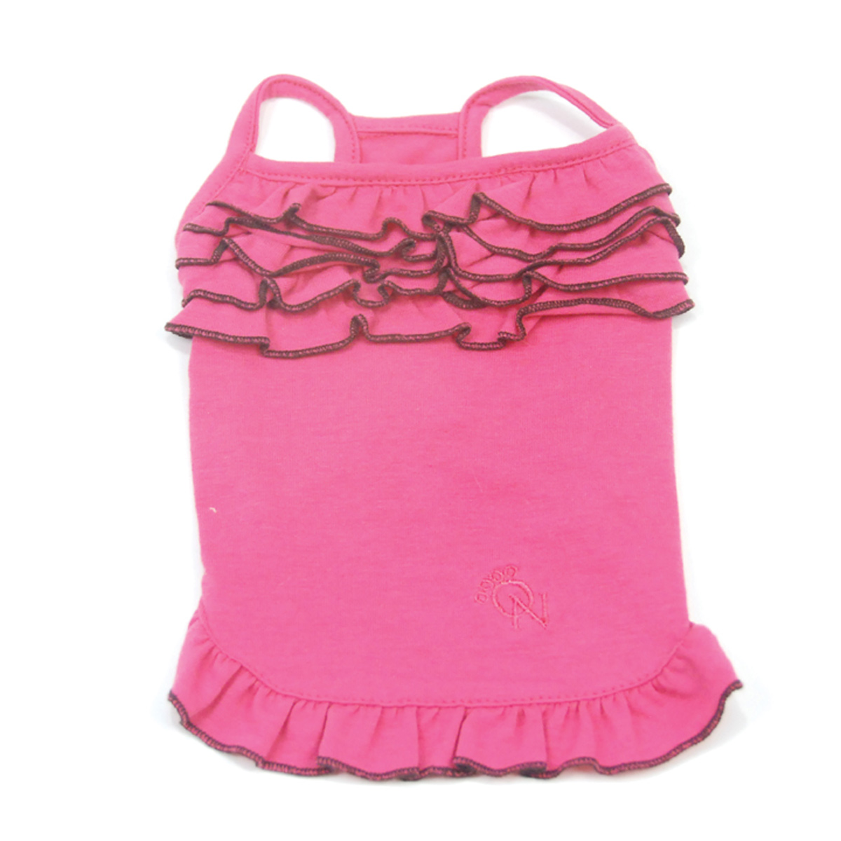 Oscar Newman Summer in Rio Dog Tank - Hot Pink