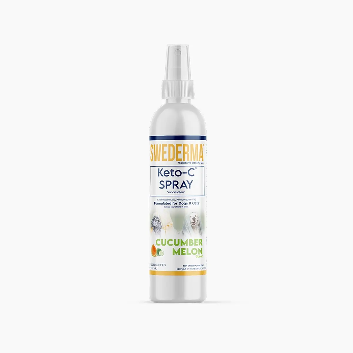 Swederma Keto-CÂ® Spray for Dogs and Cats - Cucumber Melon Scent