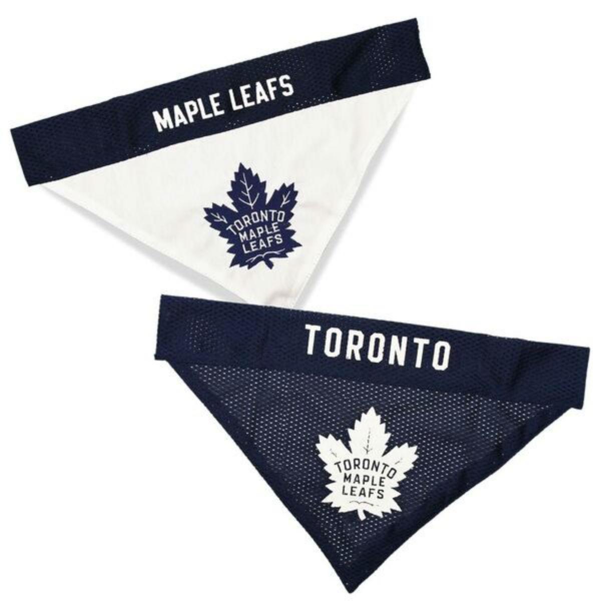 Toronto Maple Leafs Reversible Dog Bandana Collar Slider
