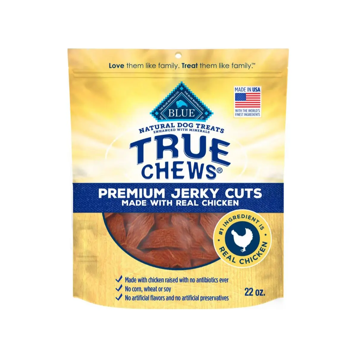 True Chews Premium Jerky Cuts Dog Treats - Real Chicken