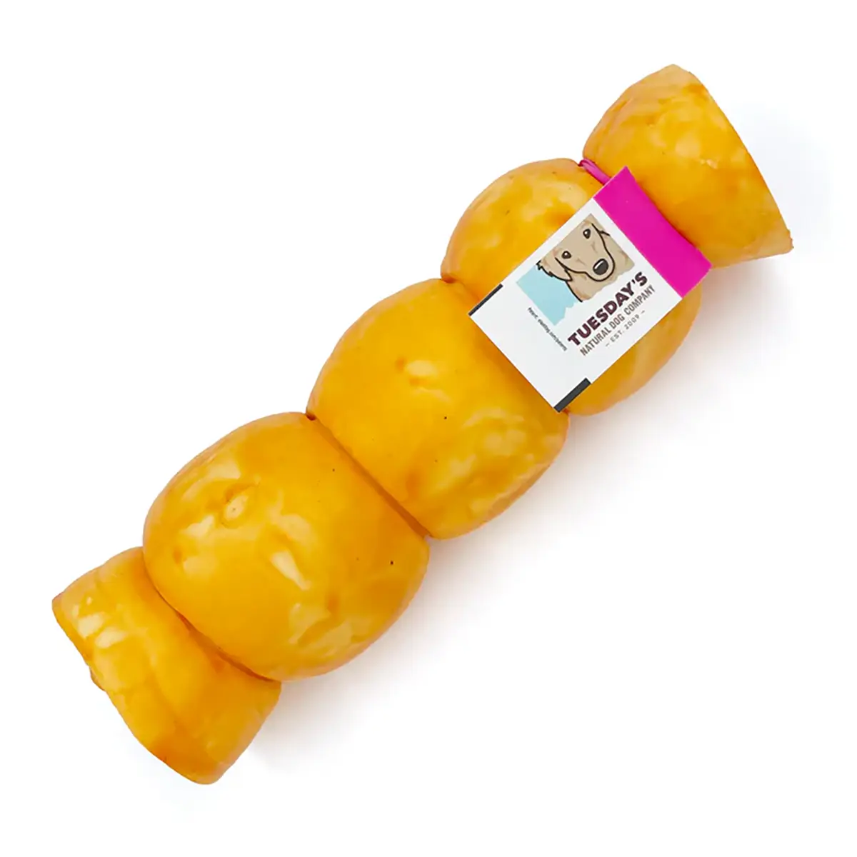 Tuesday's Natural Dog Company Cheek Rolls Dog Treat - Peanut Butter Flavor