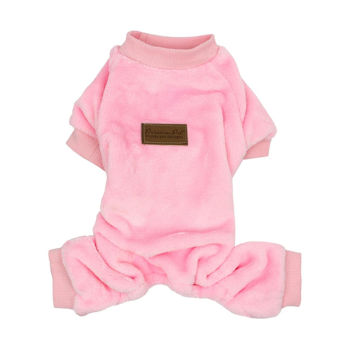 Velour Dog Pajamas by Parisian Pet - Blush Pink