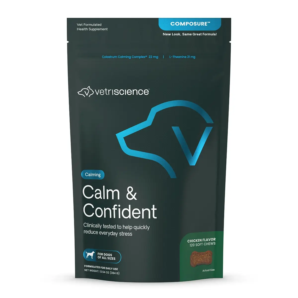 VetriScience Composure Dog Chews - Peanut Butter