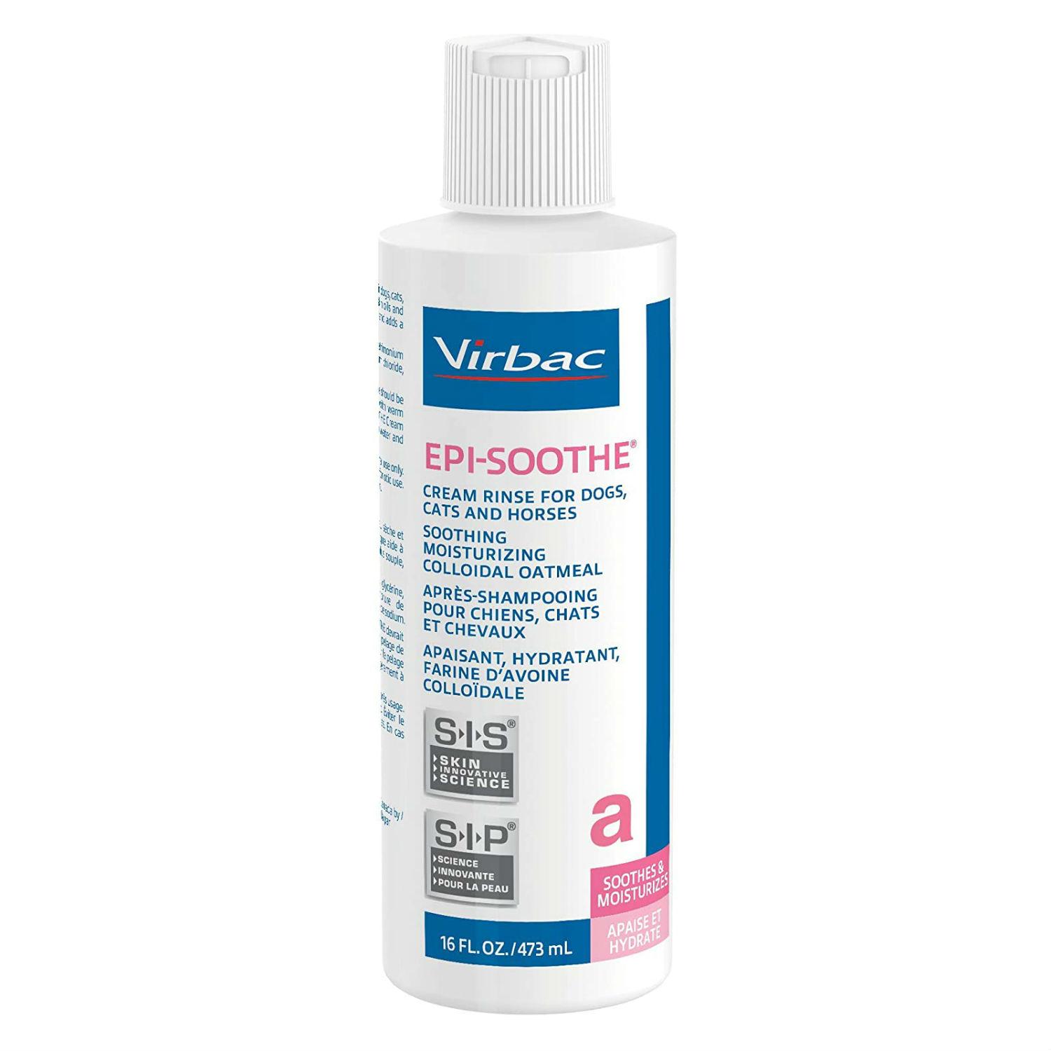 Virbac Epi-Soothe Oatmeal Cream Rinse and Conditioner for Dogs and Cats