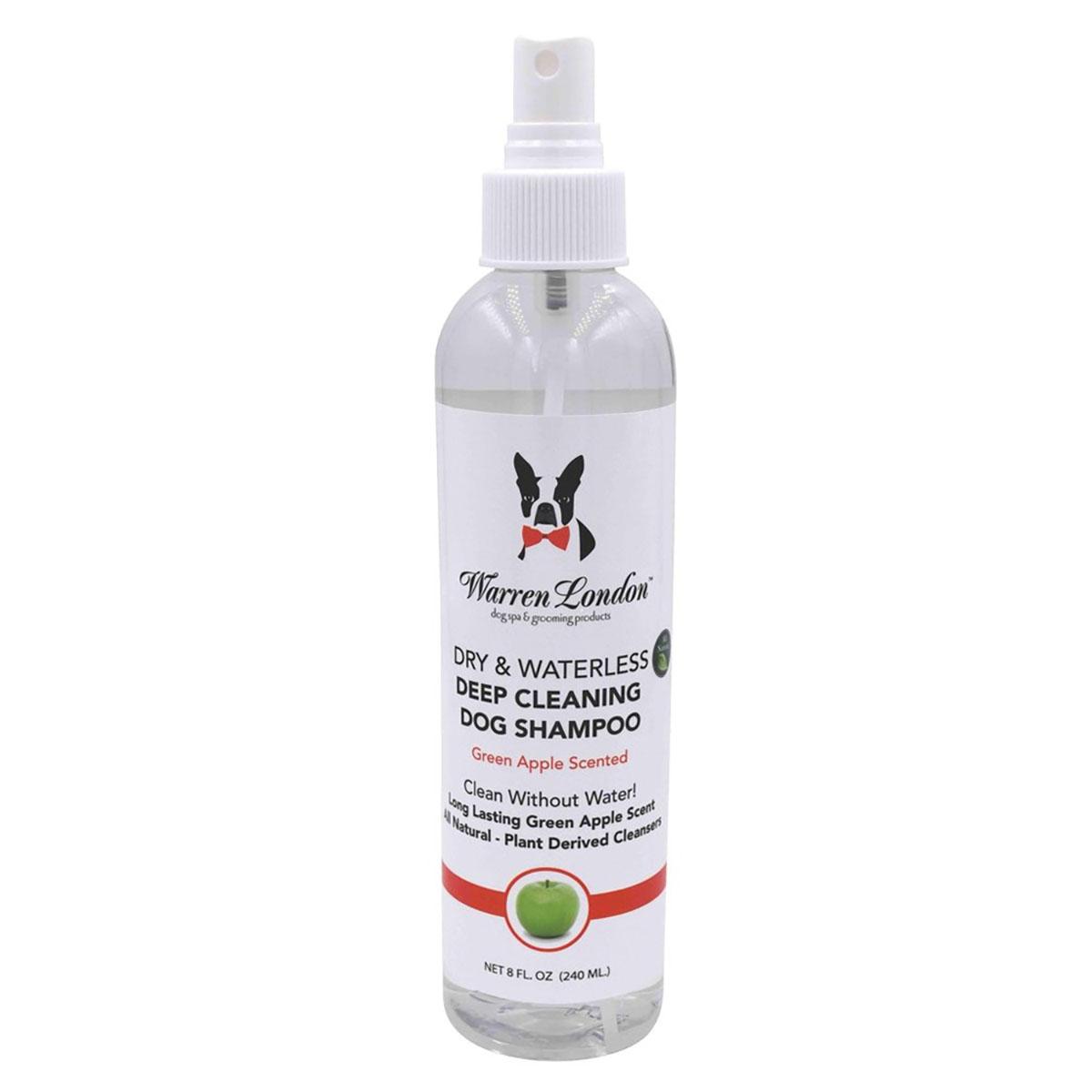 Warren London Dry & Waterless Deep Cleaning Dog Shampoo - Green Apple Scent