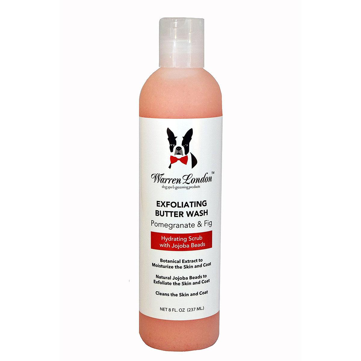 Warren London Exfoliating Butter Dog Wash - Jojoba Beads Pomegranate & Fig