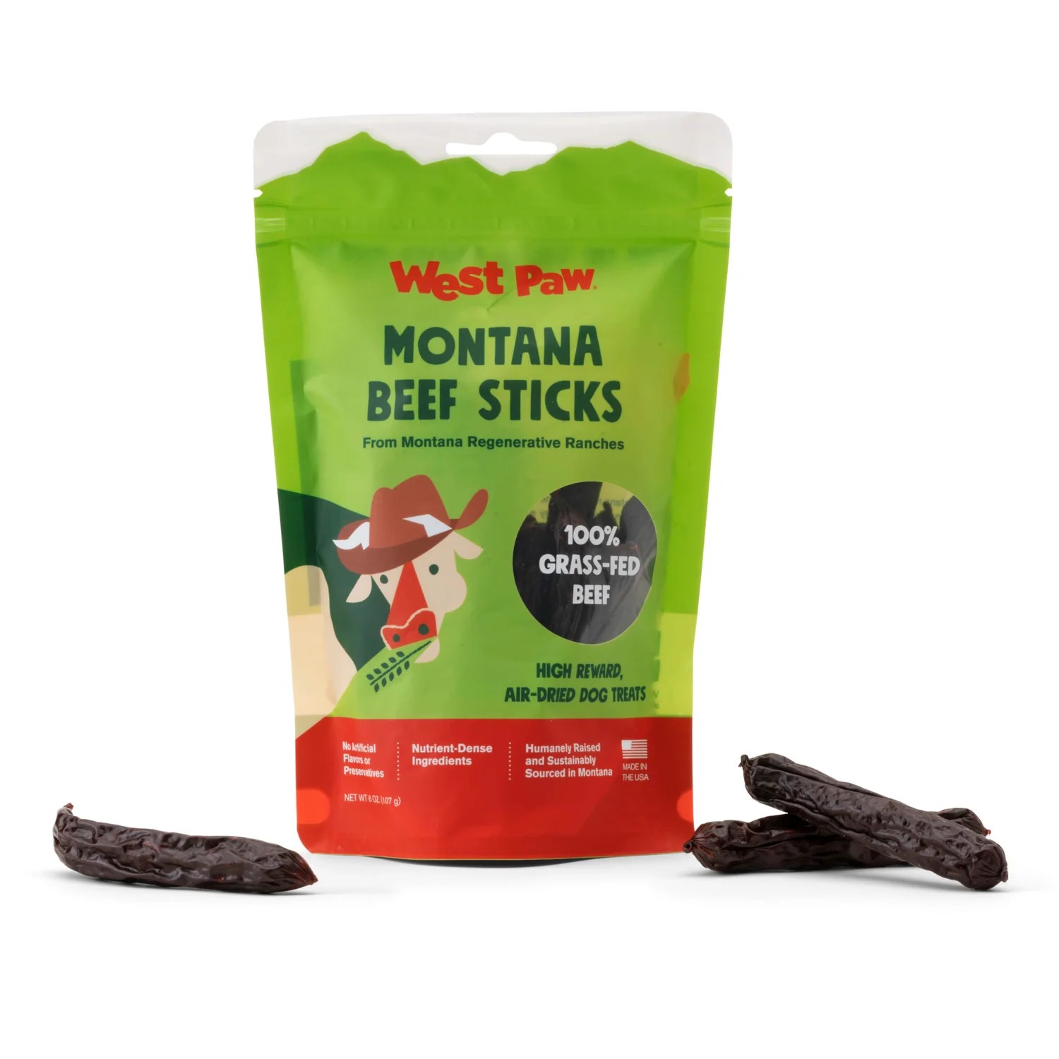 West Paw Montana Beef Sticks Dog Treat