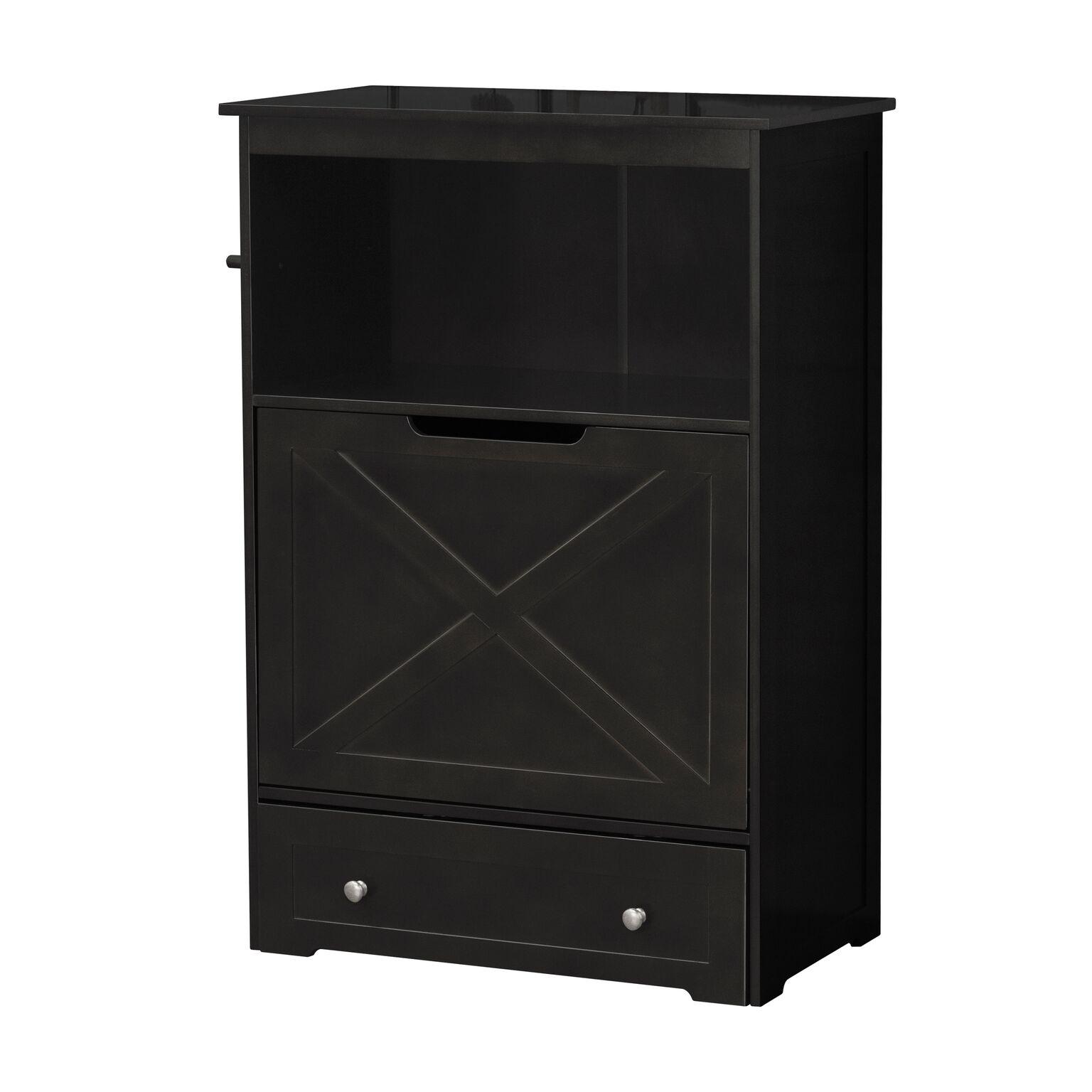 Merry Products Windsor Pet Feeder and Organizer - Black