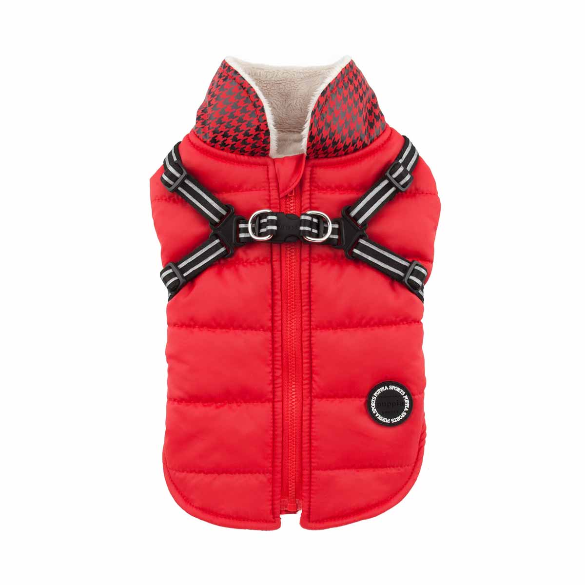 Winter Storm Dog Vest by Puppia - Red | BaxterBoo