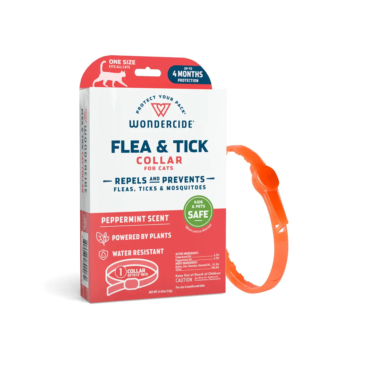 Wondercide Natural Flea & Tick Cat Collar - Peppermint