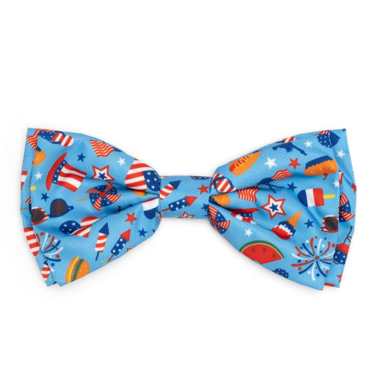 Worthy Dog Independence Day Dog and Cat Bow Tie Collar Attachment