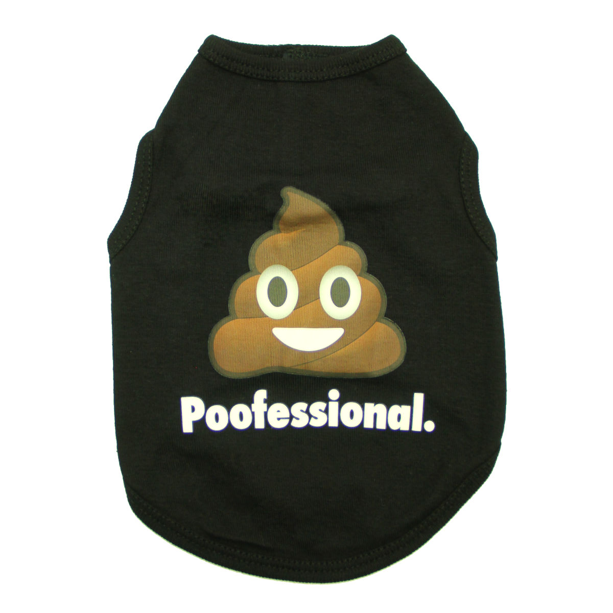 Worthy Dog Poofessional Dog T-Shirt - Black