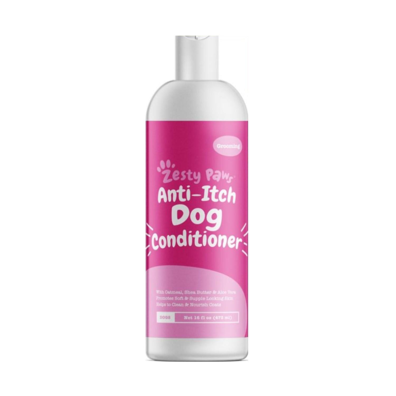 Zesty Paws Oatmeal Anti-Itch Dog Conditioner with Aloe Vera & Organic Shea Butter
