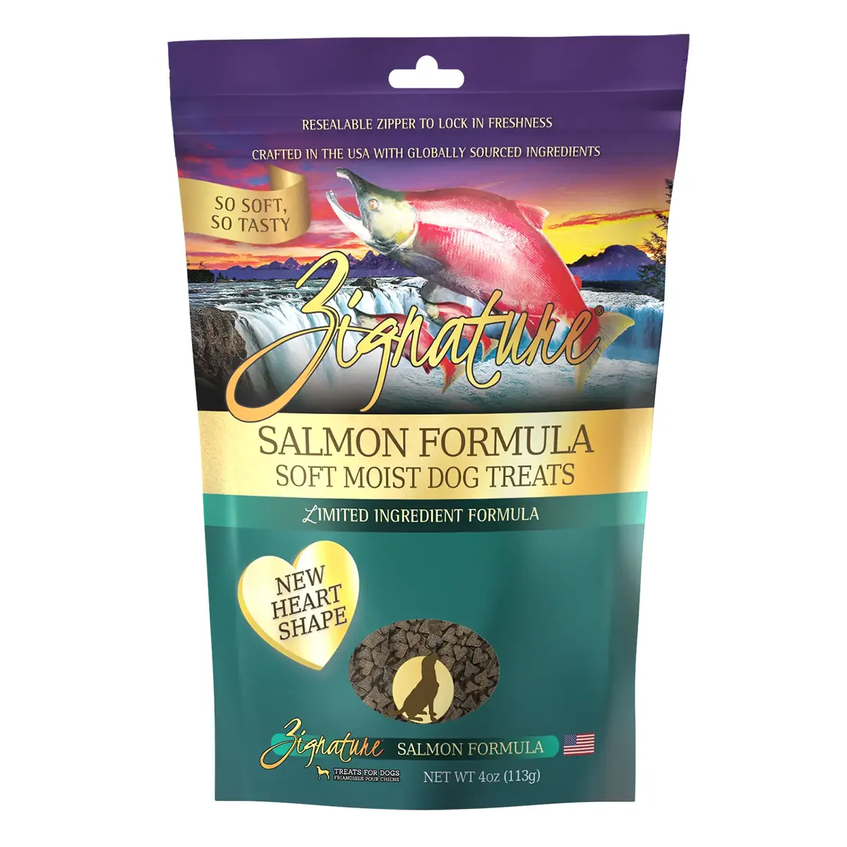 Zignature Soft Moist Dog Treats - Salmon