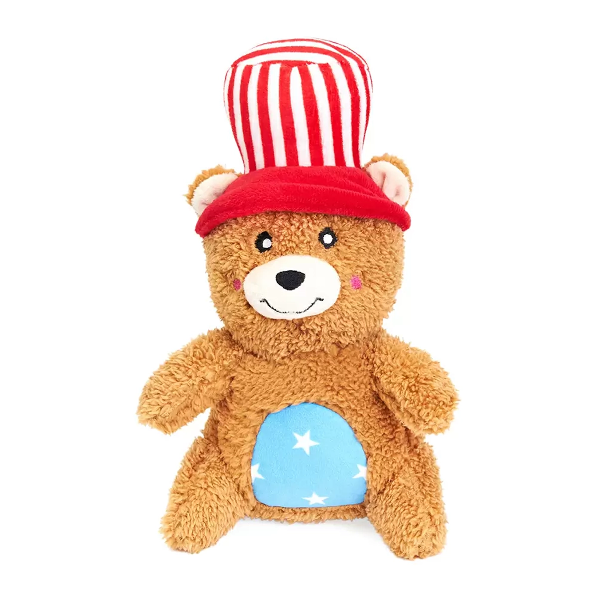ZippyPaws Cheeky Chums Dog Toy - Americana Bear 