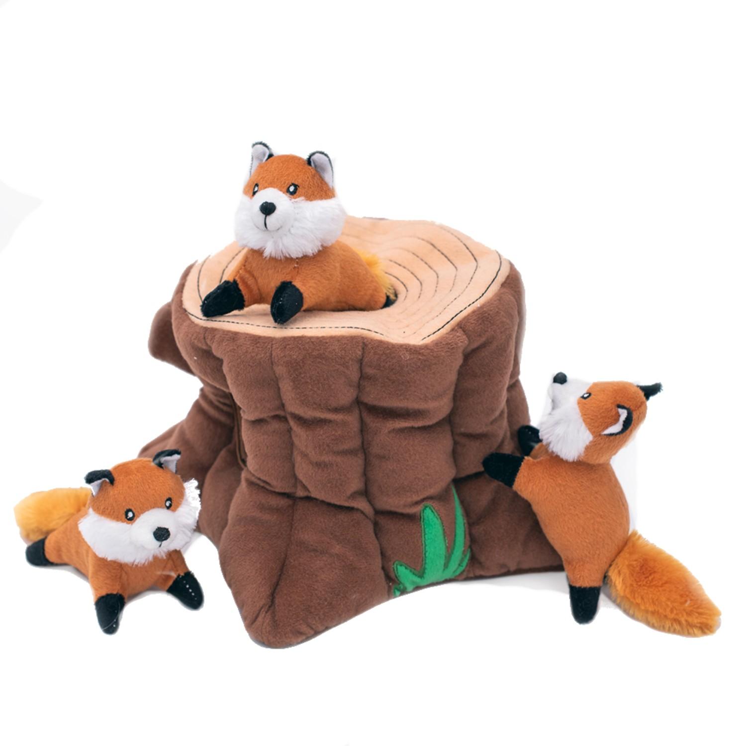 ZippyPaws Burrow Dog Toy - Fox Stump