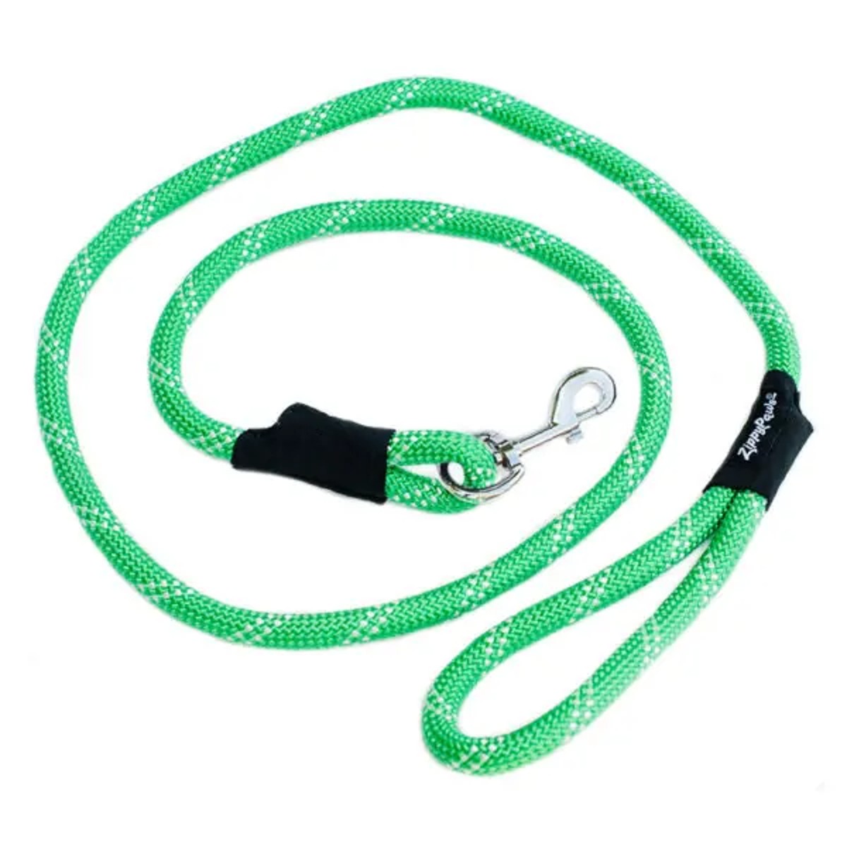ZippyPaws CLIMBERS Mountain Climbing Rope Dog Leash - Green