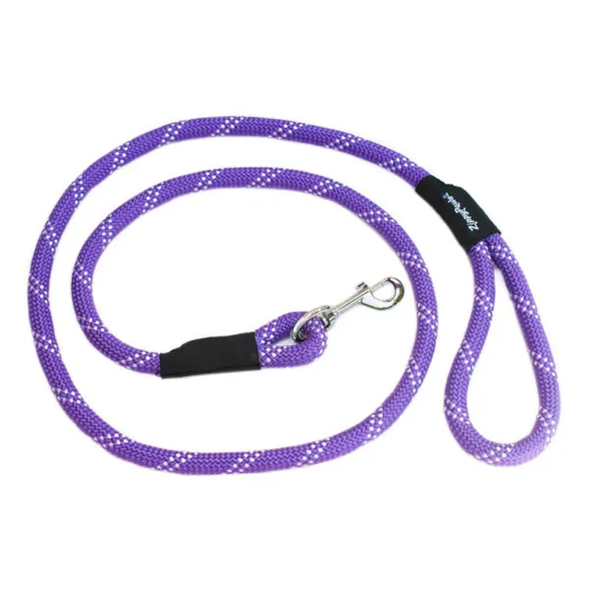 ZippyPaws CLIMBERS Mountain Climbing Rope Dog Leash - Purple