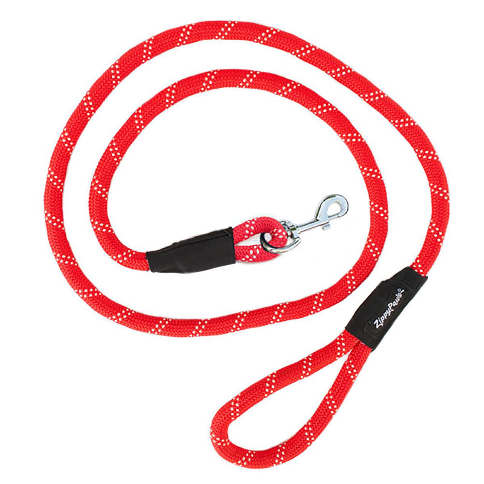 ZippyPaws CLIMBERS Mountain Climbing Rope Dog Leash - Red