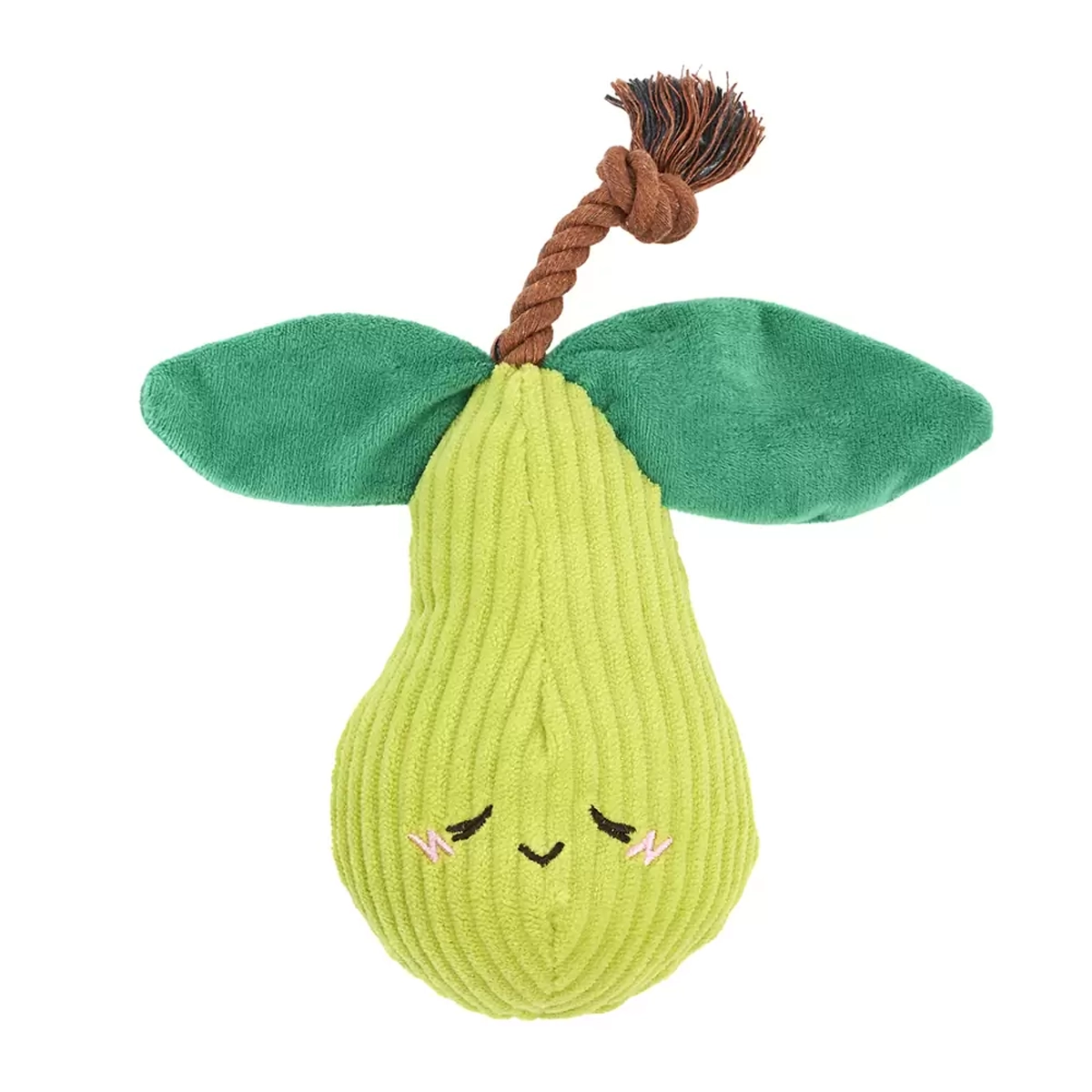 ZippyPaws Crinkle Crops Dog Toy - Pear 