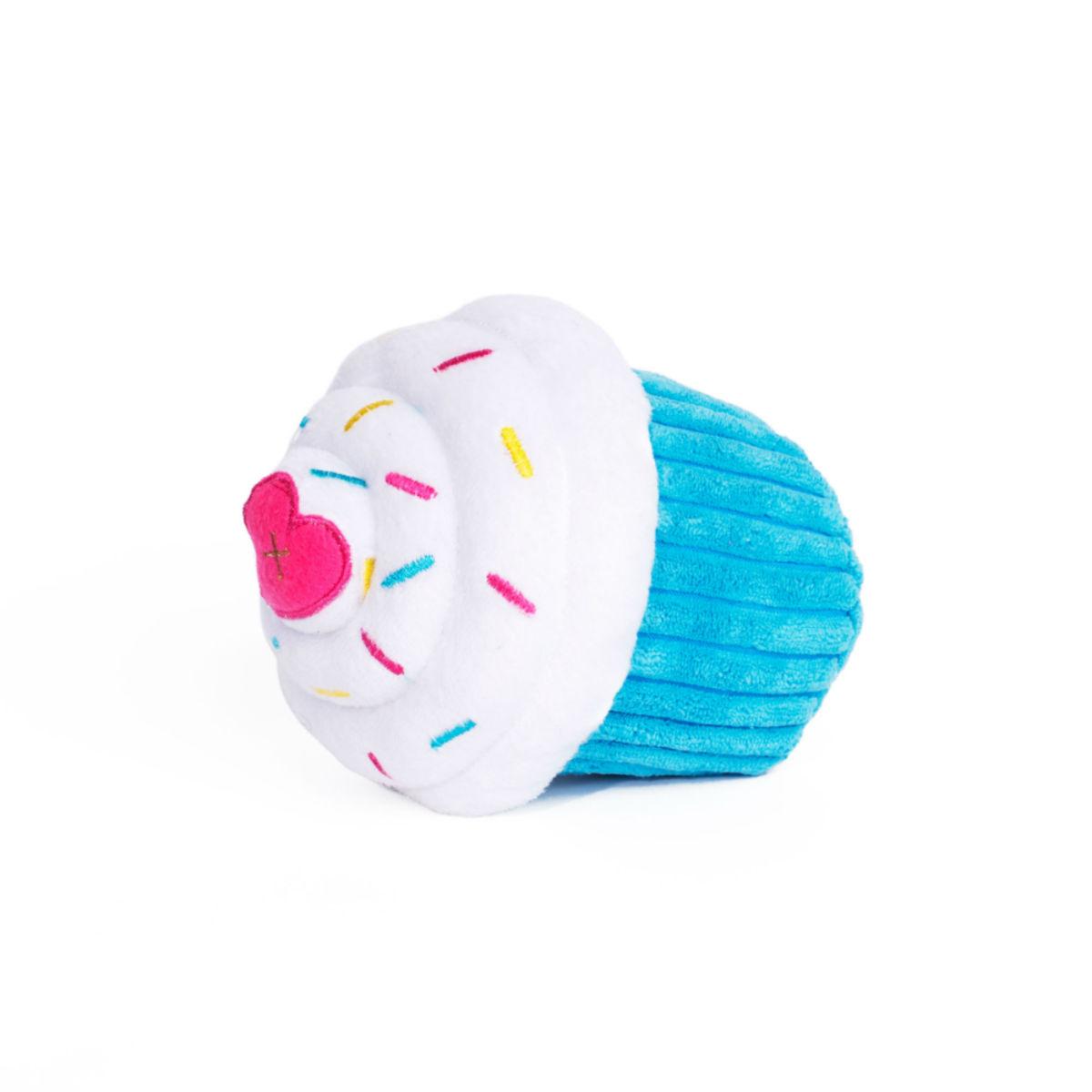 ZippyPaws Cupcake Dog Toy - Blue
