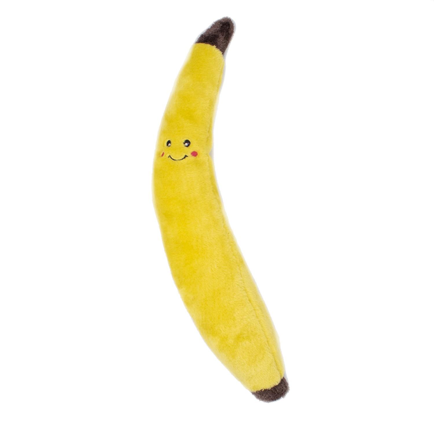 ZippyPaws JigglerzÂ® Veggie Dog Toy - Banana
