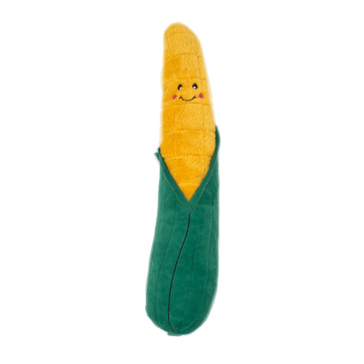 ZippyPaws JigglerzÂ® Veggie Dog Toy - Corn