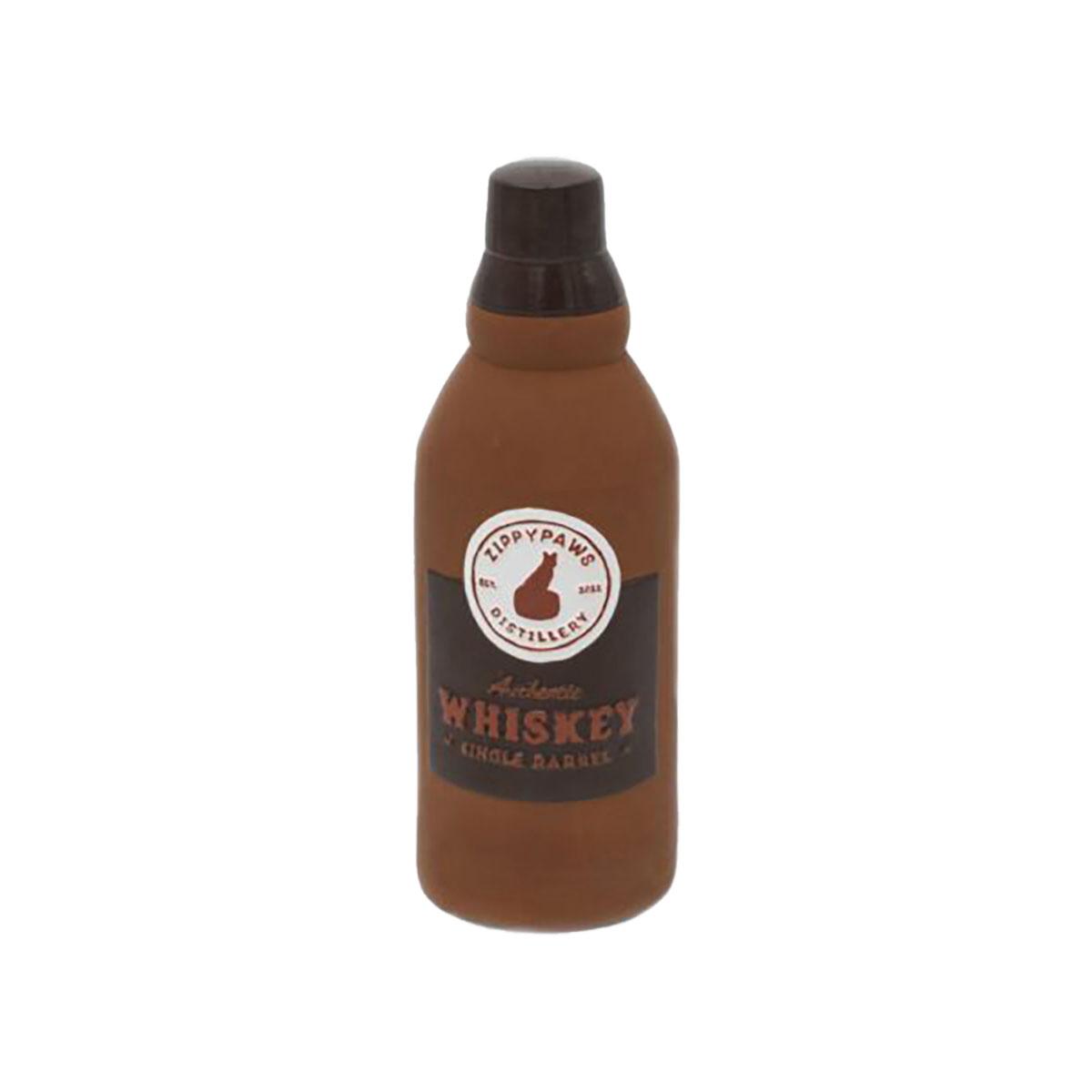ZippyPaws Latex Happy Hour Crusherz Dog Toy - Whiskey