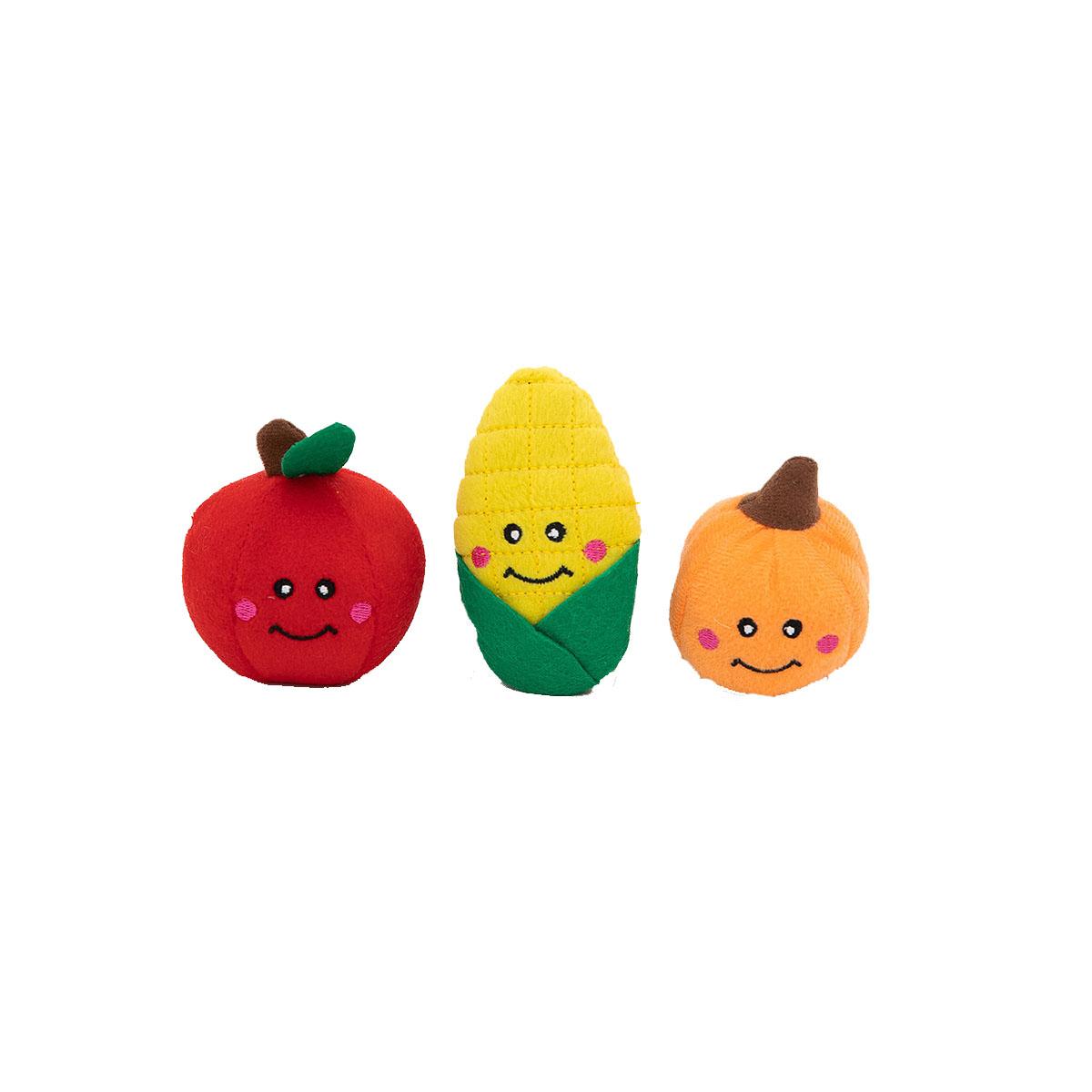 ZippyPaws Miniz Dog Toys - Fall Harvest