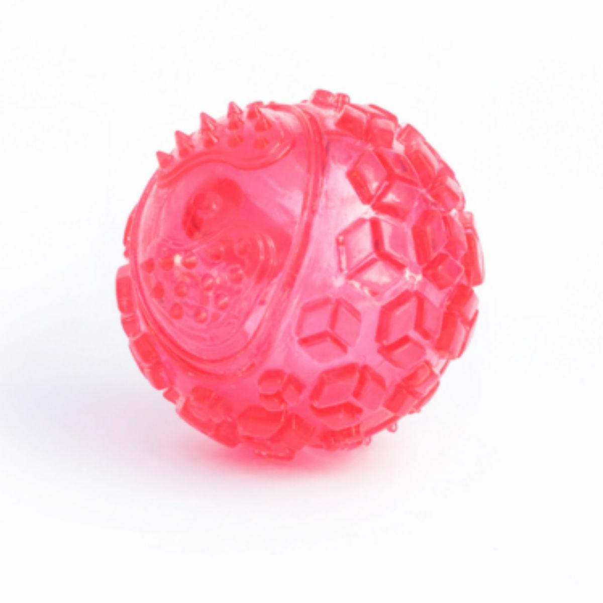 ZippyTuff Squeaker Ball Dog Toy - Pink